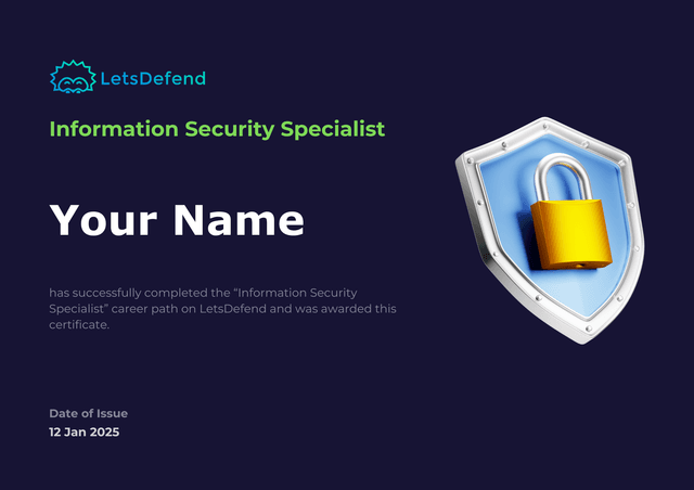 Information Security Specialist Certificate