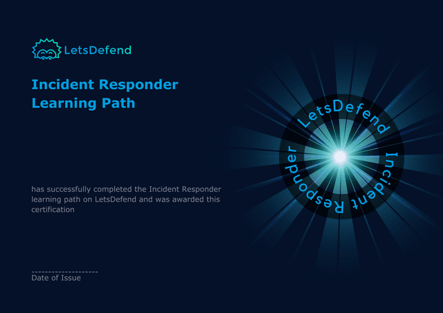 Incident Responder Learning Path Certificate